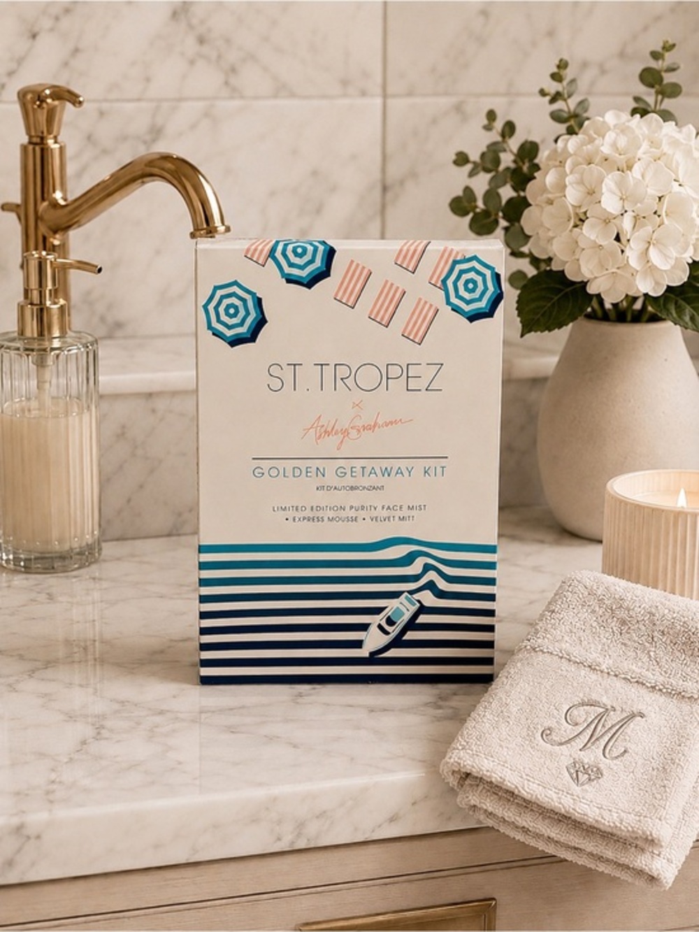 St. Tropez x Ashley Graham Golden Getaway Kit | Limited Edition Self-Tan Set